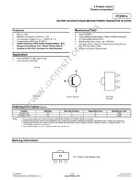 FCX591ATA Datasheet Cover