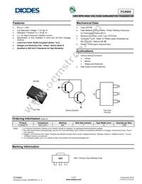 FCX605TA Datasheet Cover