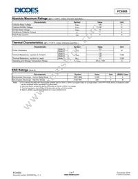 FCX605TA Datasheet Page 2