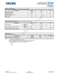 FCX690BTA Datasheet Page 2