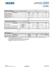 FCX789ATA Datasheet Page 2