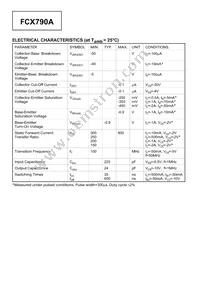 FCX790ATA Datasheet Page 2