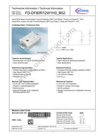 FD-DF80R12W1H3_B52 Datasheet Cover