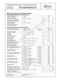 FD1000R33HE3KBPSA1 Datasheet Page 2