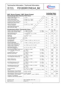 FD1200R17KE3KB2NOSA1 Cover