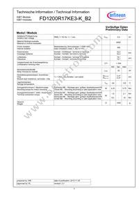FD1200R17KE3KB2NOSA1 Datasheet Page 4