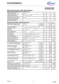 FD300R06KE3HOSA1 Datasheet Page 2