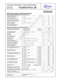 FD300R07PE4B6BOSA1 Datasheet Page 2