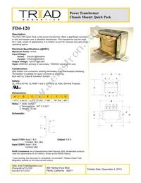 FD4-120 Datasheet Cover