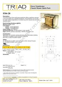 FD4-28 Datasheet Cover