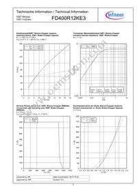 FD400R12KE3HOSA1 Datasheet Page 5