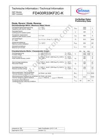 FD400R33KF2CKNOSA1 Datasheet Page 3