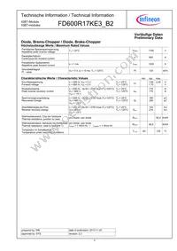 FD600R17KE3B2NOSA1 Datasheet Page 2