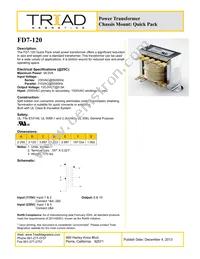 FD7-120 Datasheet Cover