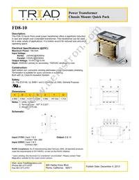 FD8-10 Datasheet Cover