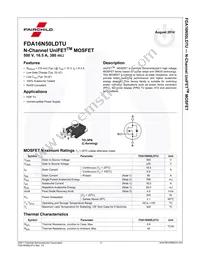 FDA16N50LDTU Datasheet Page 2