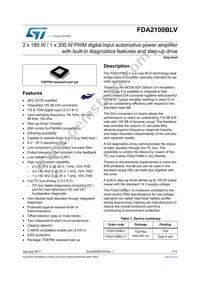 FDA2100BLV Datasheet Cover