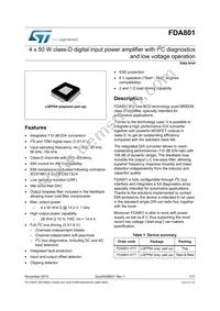 FDA801-VYY Datasheet Cover