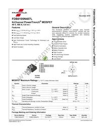 FDB0105N407L Datasheet Page 2