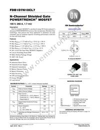 FDB1D7N10CL7 Datasheet Cover