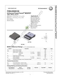 FDBL0260N100 Datasheet Page 2