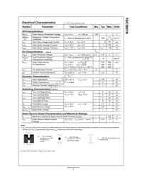 FDC3601N Datasheet Page 2