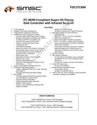 FDC37C669-MT Datasheet Cover