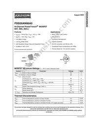 FDD26AN06A0 Datasheet Cover