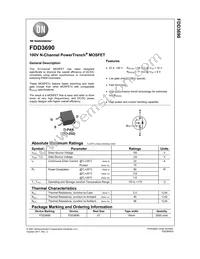 FDD3690 Datasheet Cover