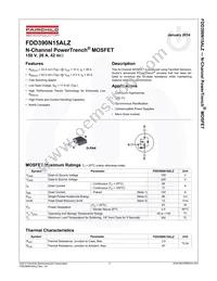 FDD390N15ALZ Datasheet Page 2