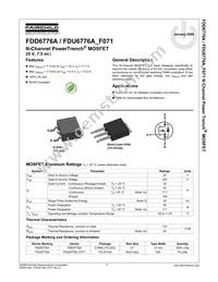 FDD6776A Datasheet Cover