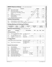 FDD8444 Datasheet Page 3