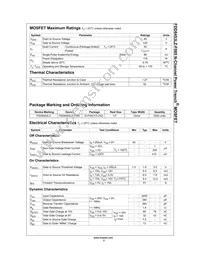 FDD8453LZ-F085 Datasheet Page 2