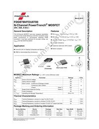 FDD8780 Datasheet Page 2