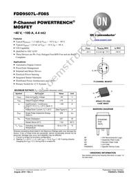 FDD9507L-F085 Datasheet Cover