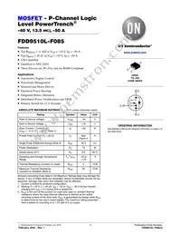 FDD9510L-F085 Datasheet Cover