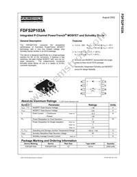 FDFS2P103A Datasheet Cover