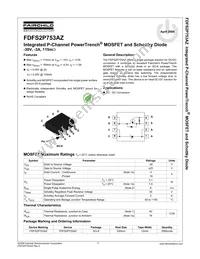 FDFS2P753AZ Datasheet Cover