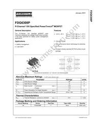 FDG6308P Datasheet Page 2