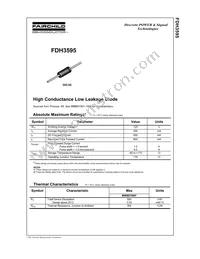 FDH3595 Datasheet Page 2