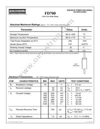 FDH700_T50R Datasheet Page 3