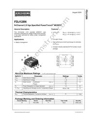 FDJ128N_F077 Datasheet Cover