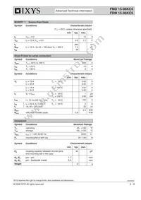 FDM15-06KC5 Datasheet Page 2