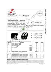 FDMA1027P Datasheet Page 2