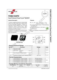 FDMA1029PZ Datasheet Cover