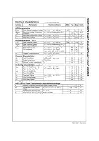 FDMA1029PZ Datasheet Page 2