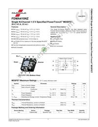 FDMA410NZ Datasheet Page 2