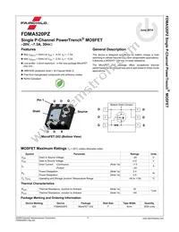 FDMA520PZ Datasheet Page 2