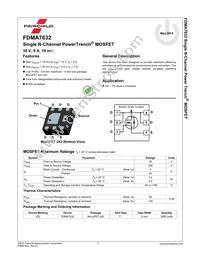 FDMA7632 Datasheet Page 2