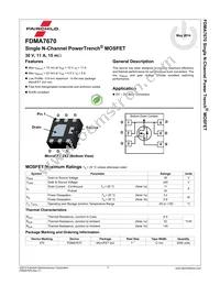 FDMA7670 Datasheet Page 2